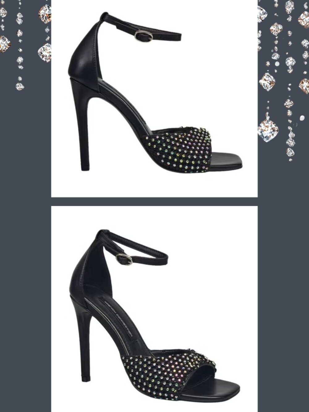 ✨ French Connection Laura Ankle Strap Heels – Size 9 ✨